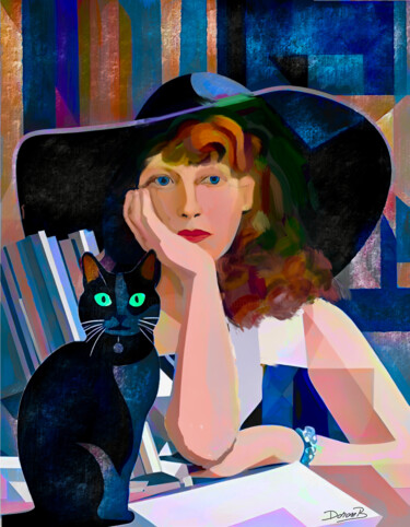 Linda and black cat